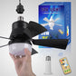 🔥sale 50%OFF-🎁2-IN-1 PORTABLE CEILING FAN & LIGHT with Remote Control