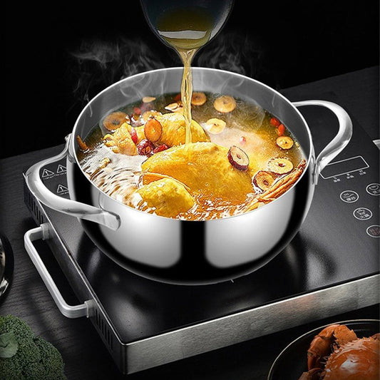 🔥HOT SALE 50% OFF🔥 Stainless Steel Stock Pot With Lid