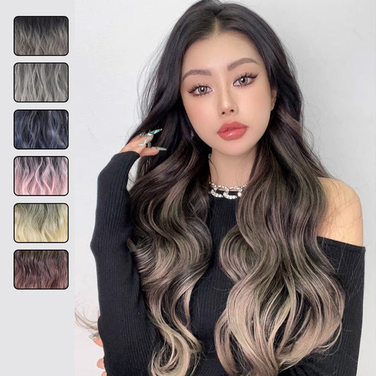 [Best Gift For Her] Gradient Color Curly Wig Piece🌸