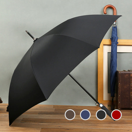 Double Golf Umbrella With Full Fiber Long Handle