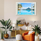 3D Window View Wall Decorative Painting