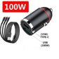 2-Port Compact Fast Charger for Car