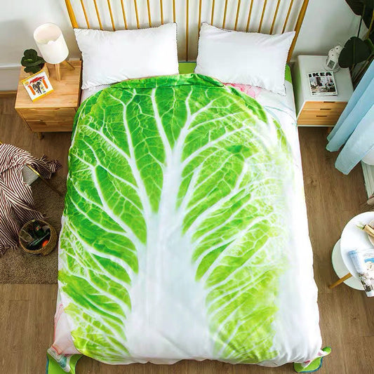 [Interesting Gift] Baby Swaddle Cabbage Blanket